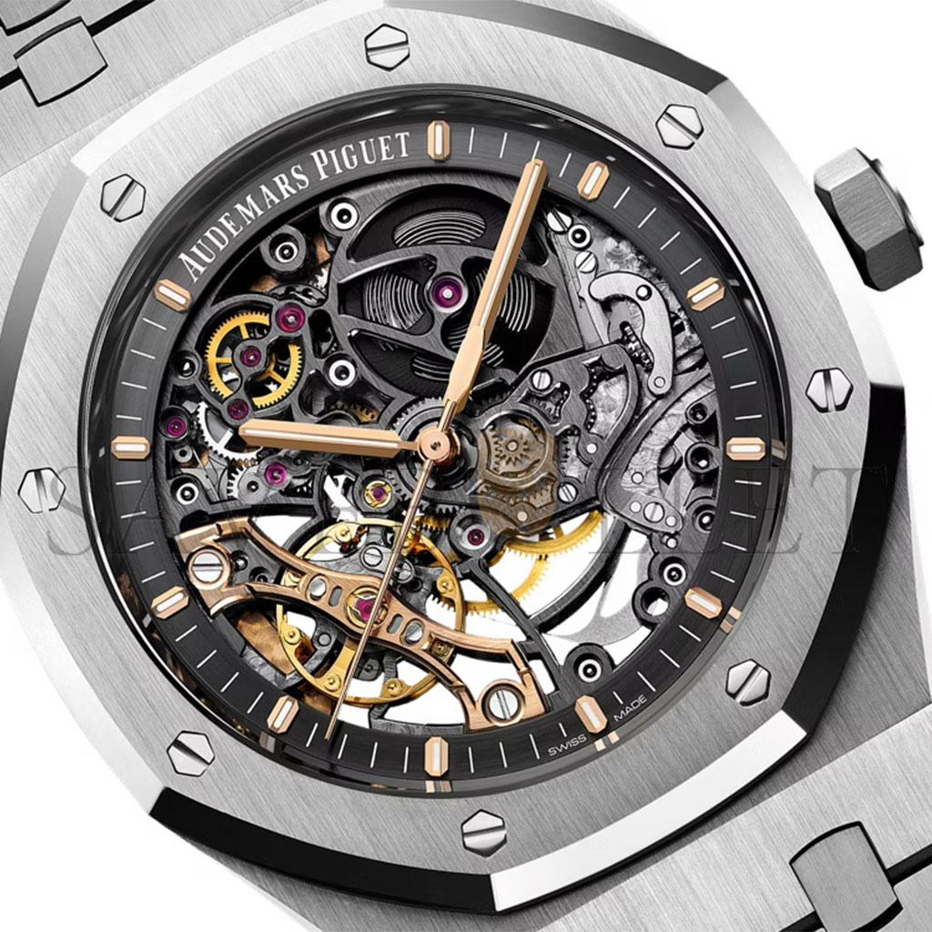 AUDEMARS PIGUET ROYAL OAK DOUBLE BALANCE 41MM WHEEL OPENWORKED 15407ST.OO.1220ST.01